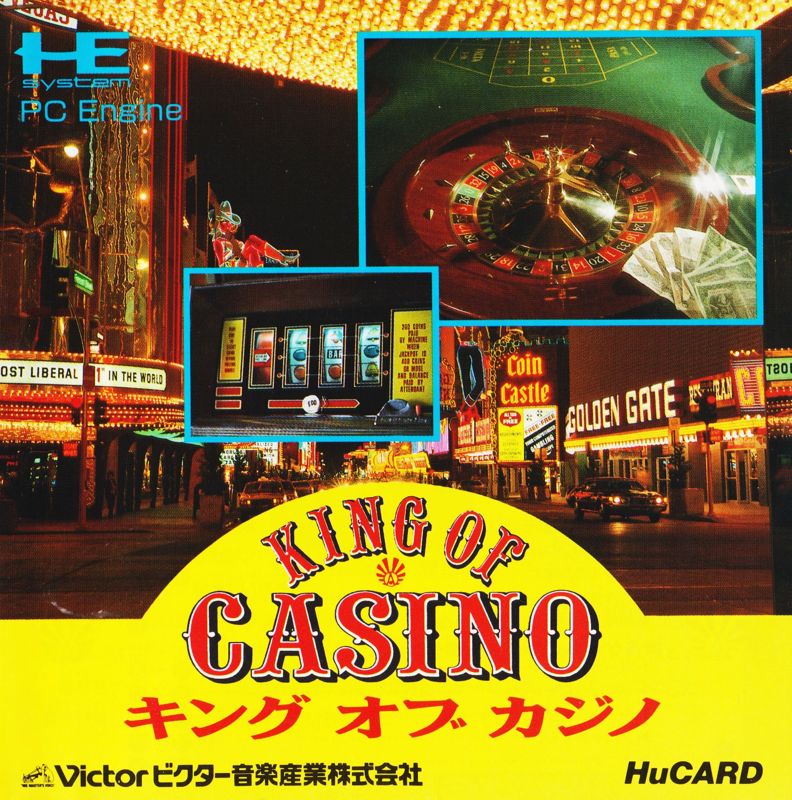 King of Casino box art for PC Engine